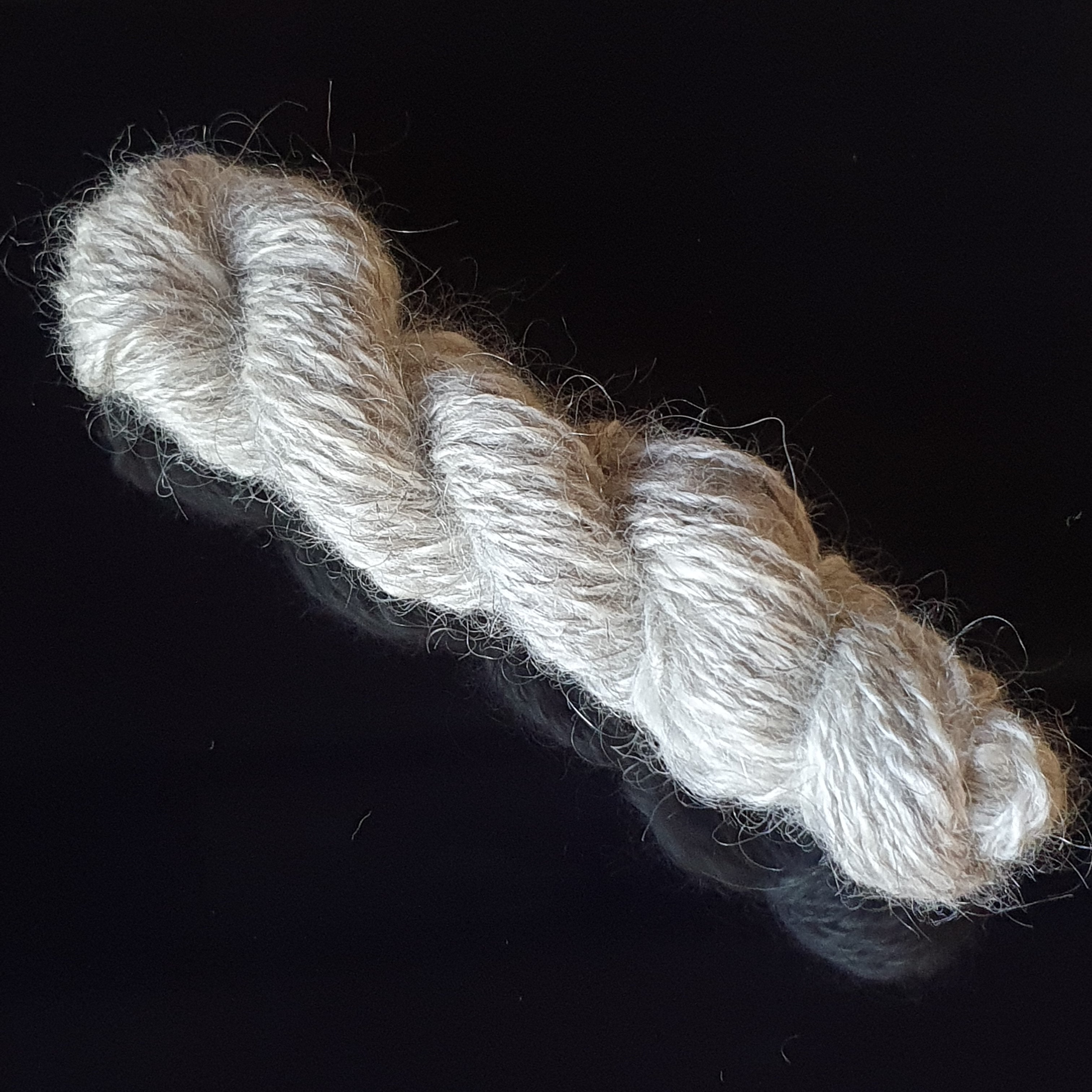 Kardband av värmlandsull och mohair